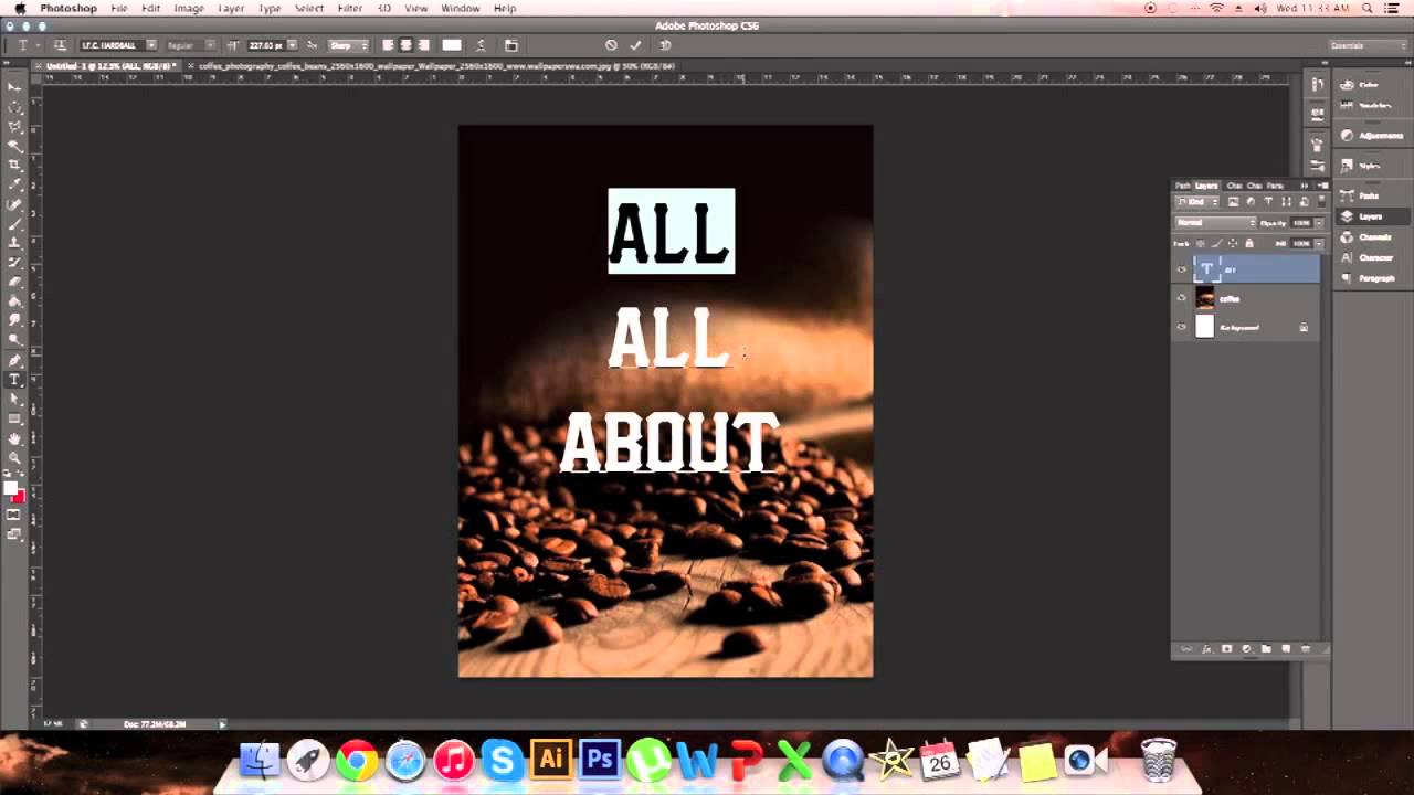 how to make a poster on photoshop