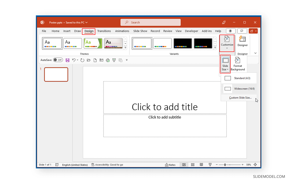how to make poster in powerpoint